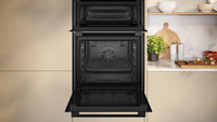 NEFF N30 U1DCC0AK3B built-in double oven in Black