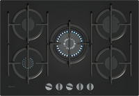 NEFF N 70 T27PIQ4S0 75cm 5 burner gas hob in Black