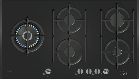 NEFF N90 90cm 5 Burner Gas Hob - Black | T29RHS4S0