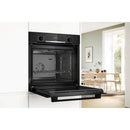 Bosch Series 4 Built-in oven with added steam function 60 x 60 cm Black | HQA534BB3B Bosch Oven Euronics Ireland