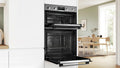 Bosch Series 6 MBA578BS7B Built-In Double Oven with Pyrolytic Cleaning in Stainless Steel