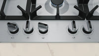 NEFF N 70 T27CIS8N0 75cm 5 burner gas hob in Stainless Steel