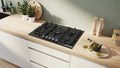 Bosch PPQ7A6I40 Series 6 75cm 5 burner gas hob with wok burner in Black tempered glass