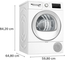 Bosch Series 4 8 kg Heat Pump Tumble Dryer | WTH85224GB