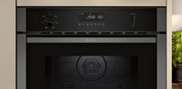 NEFF C1AMG84G1B N50 built-in microwave oven with hot air in Graphite-Grey