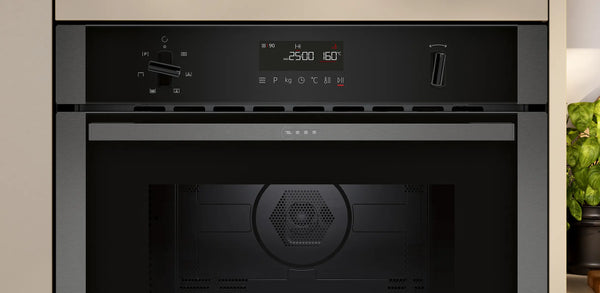 NEFF C1AMG84G1B N50 built-in microwave oven with hot air in Graphite-Grey