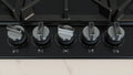 NEFF N70 T27CIQ8S0 75cm 5 burner gas hob in Black