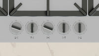 NEFF N 70 T29CIR8N0 90cm 5 burner gas hob in Stainless Steel