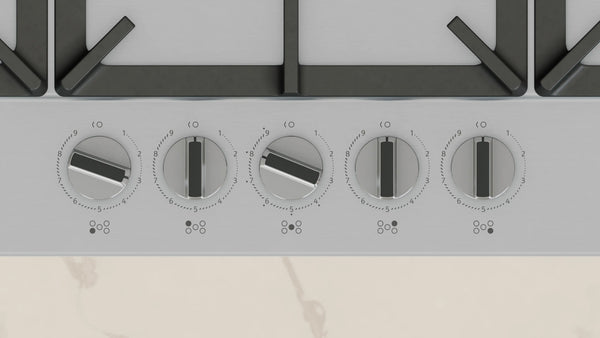 NEFF N 70 T29CIR8N0 90cm 5 burner gas hob in Stainless Steel