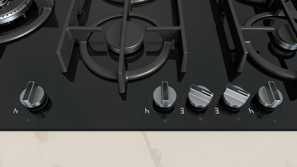 NEFF N 90 T29RHS4S0 90cm 5 burner gas hob in Black