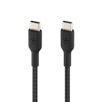 Belkin BoostCharge Braided USB-C to USB-C Cable 60W 1m Black product image