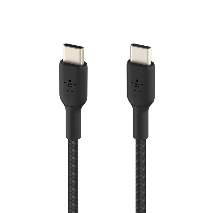 Belkin BoostCharge Braided USB-C to USB-C Cable 60W 1m Black product image