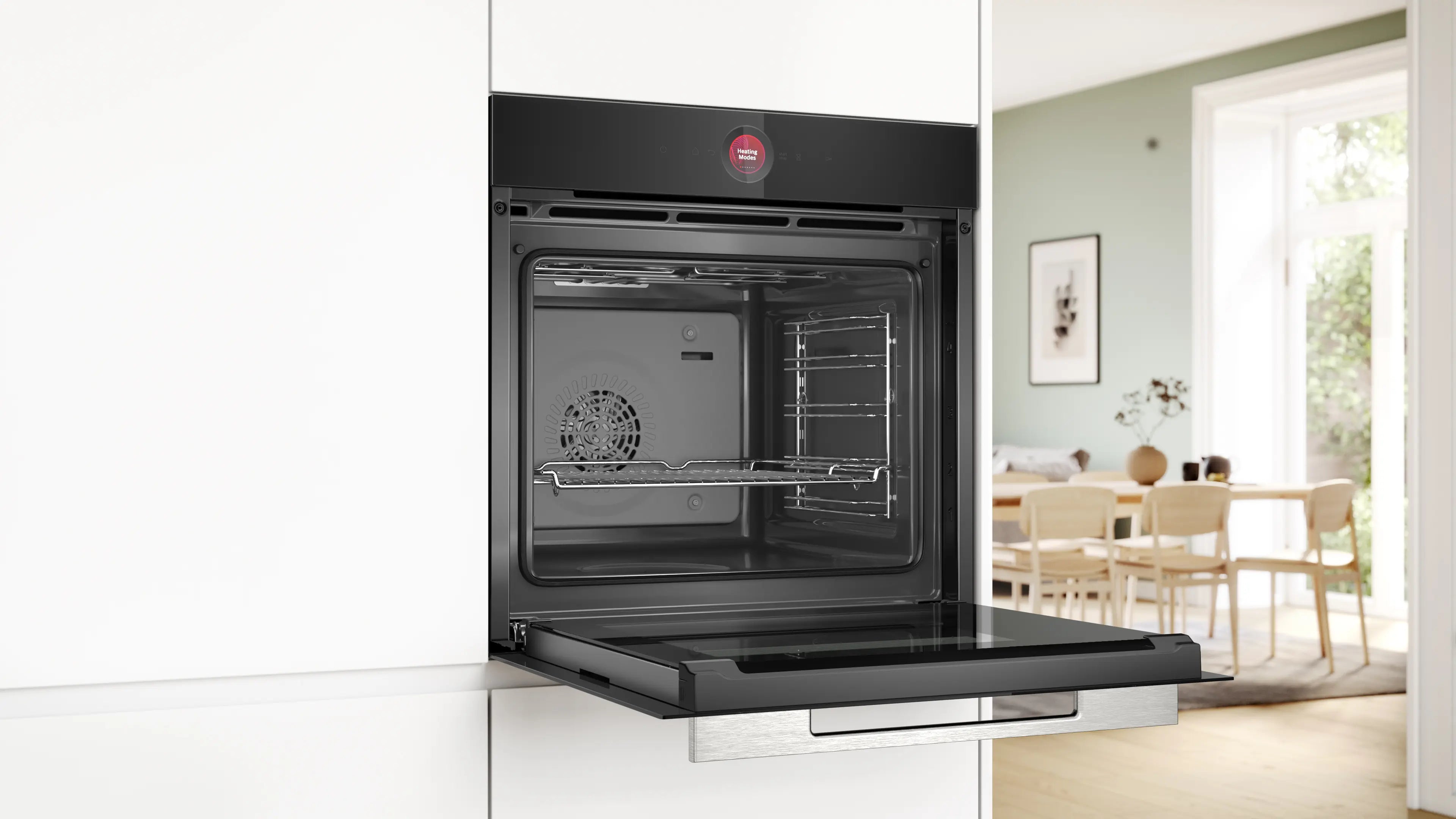 Bosch Series 8 Built-in Oven with 4D HotAir – Black | HBG7341B1B