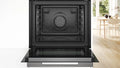 Bosch Series 8 Built-in Single Oven with Steam Function – Black | HRG7764B1B