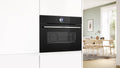 Bosch Series 8 compact combi-steam oven with air fry in Black