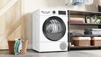 Bosch WQG24500GB Series 6 9kg heat pump tumble dryer in White