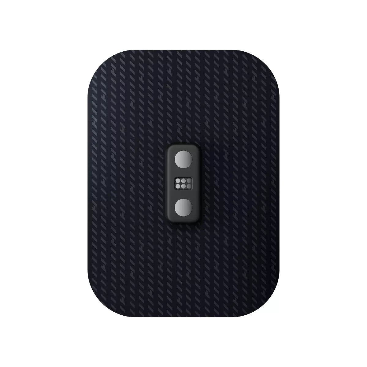 Hyperice Venom Go Refill Pad, single black adhesive pad, flat product view