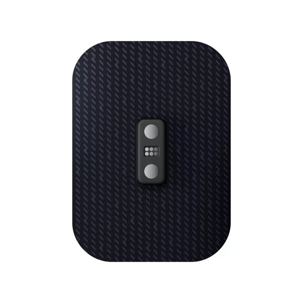 Hyperice Venom Go Refill Pad, single black adhesive pad, flat product view