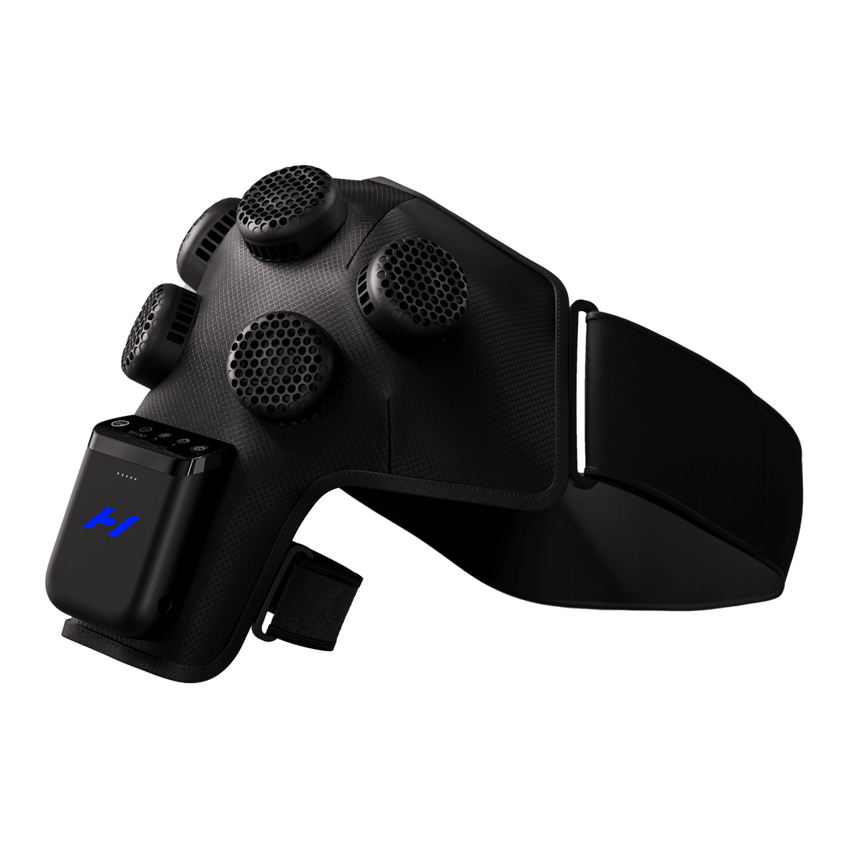 Hyperice Contrast 2 Shoulder Heat, Cold and Compression Therapy Device - Black - front view