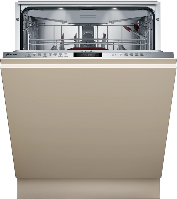 NEFF S197YCX05G N70 fully integrated dishwasher in Stainless Steel