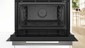 Bosch Series 8 compact combi-steam oven with air fry in Black