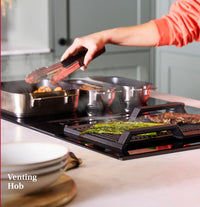 NEFF N 90 V68AUX4C0 80cm Induction Hob with Integrated Ventilation System in Black