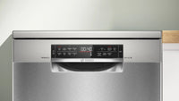 Bosch SMS6TCI02G Series 6 freestanding 60cm dishwasher in Brushed Steel Anti-Fingerprint