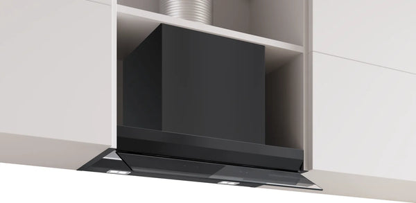 Bosch DBB67DP60B Series 6 60cm integrated design cooker hood with Smart Hood Automatic in Matt Black