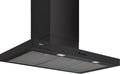 NEFF N 50 90cm wall-mounted chimney cooker hood in Matt Black