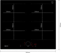 NEFF N 70 T66FHX4L0 60cm Flex Induction Hob in Black