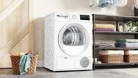 Bosch WTH85225IE Series 4 8kg heat pump tumble dryer in White
