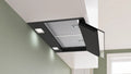 Bosch DBB67DP60B Series 6 60cm integrated design cooker hood with Smart Hood Automatic in Matt Black