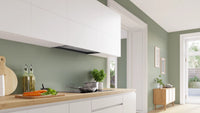 Bosch Series 4 80cm built-in integrated design cooker hood with clear glass canopy in Matt Black