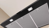 NEFF N 50 90cm wall-mounted chimney cooker hood in Matt Black