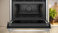 NEFF N70 C24MR21N0B built-in compact oven with microwave in Stainless Steel