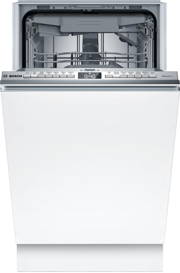Bosch SPV4EMX17G Series 4 fully integrated 45cm slimline dishwasher