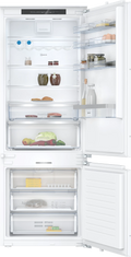 NEFF KB7966DD1G N70 built-in fridge freezer with freezer at bottom