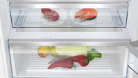 NEFF KB7966DD1G N70 built-in fridge freezer with freezer at bottom