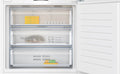 NEFF KB7966DD1G N70 built-in fridge freezer with freezer at bottom