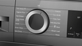 Bosch WGG244ZCGB Series 6 freestanding 9kg washing machine in Cast Iron Grey