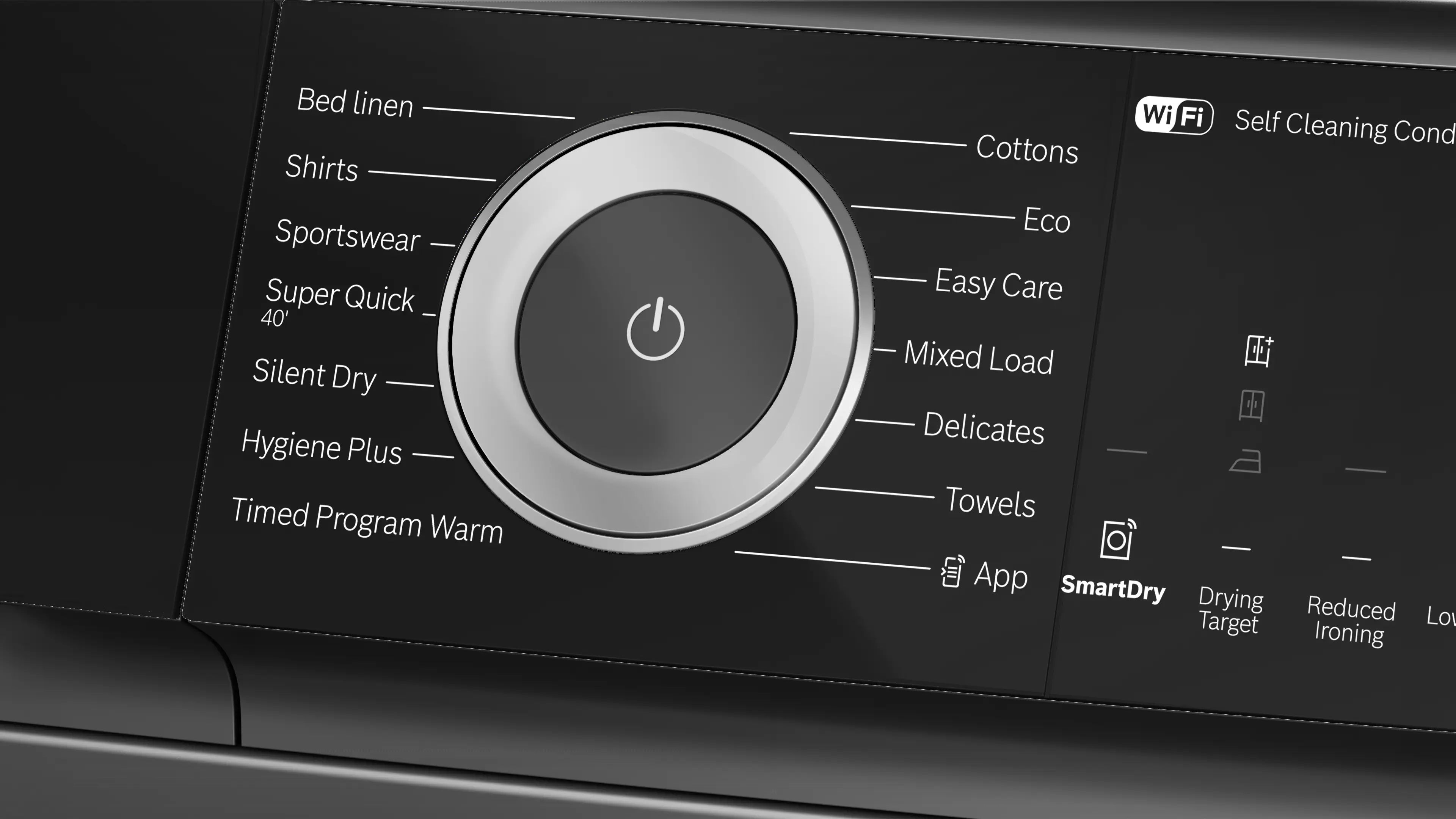Bosch WQH246DRIE Series 6 9kg heat pump tumble dryer in Cast Iron Grey