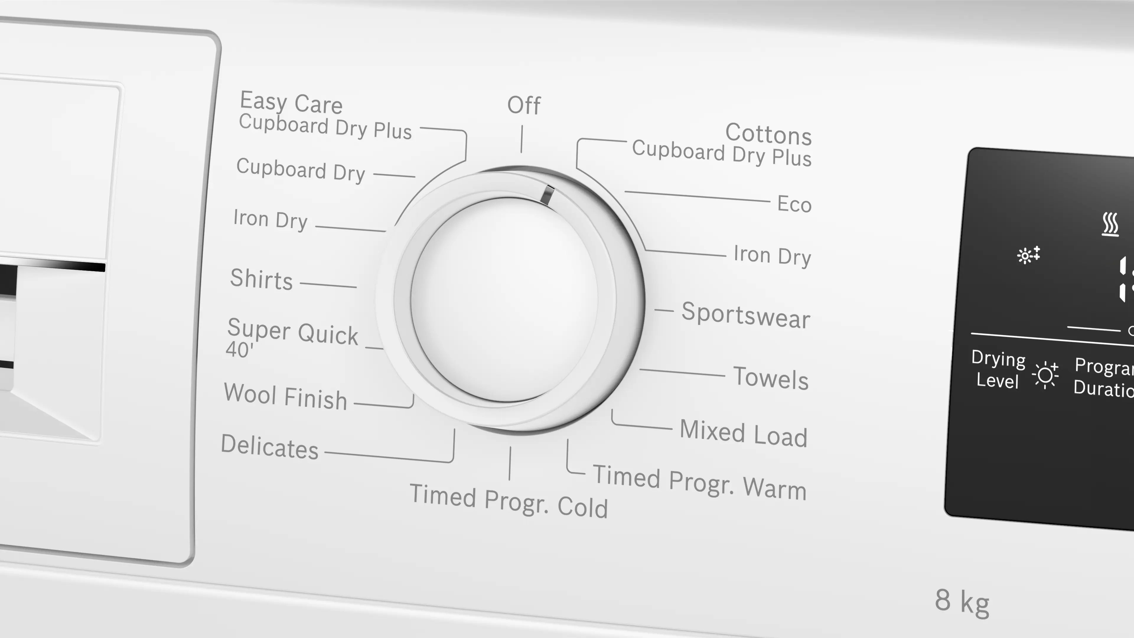 Bosch WTH85225IE Series 4 8kg heat pump tumble dryer in White