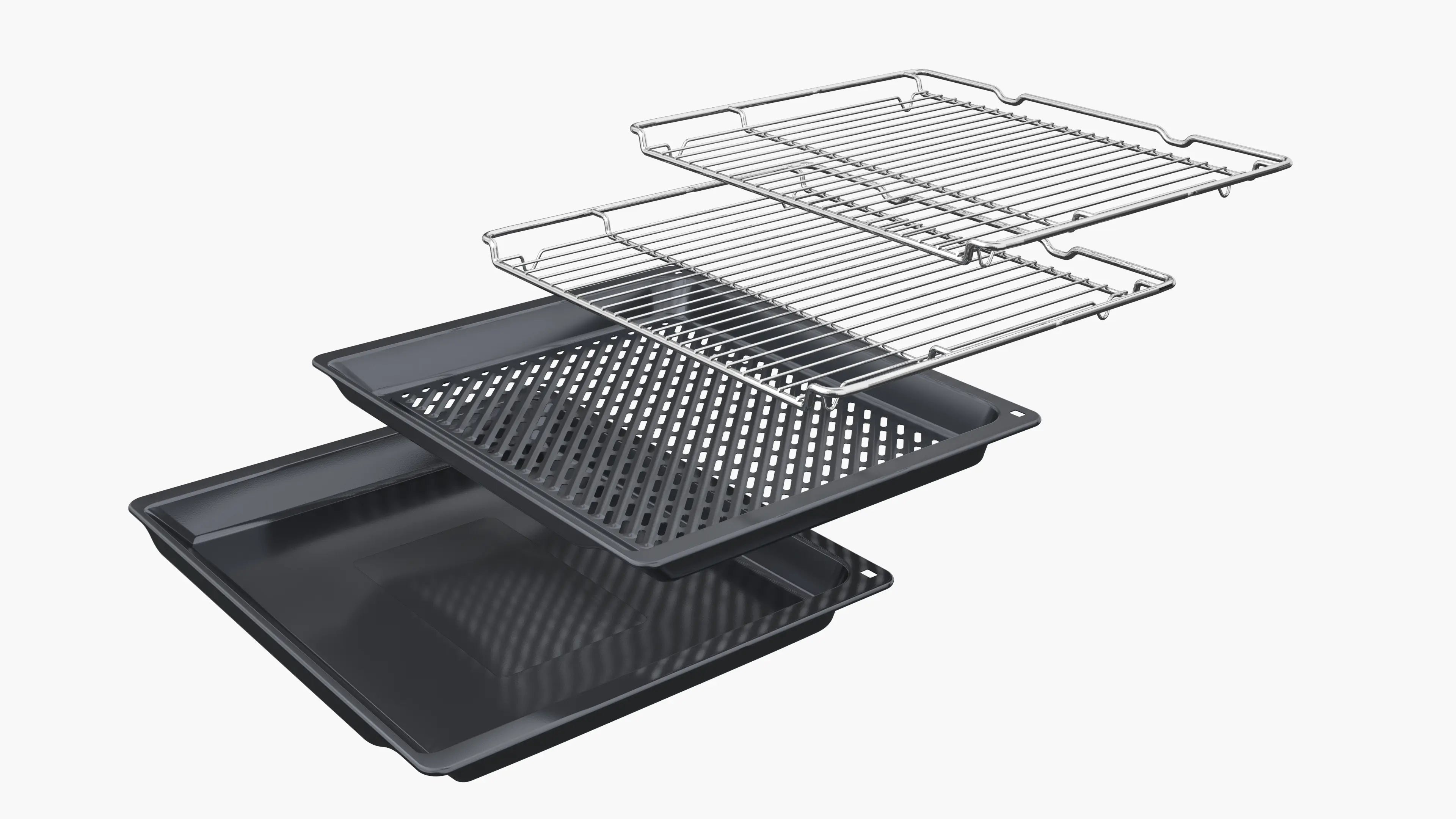Bosch Series 8 built-in single oven with Air Fry and pyrolytic cleaning in Black