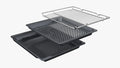 NEFF N90 C24MS31G0B built-in compact oven with microwave in Graphite-Grey