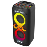 Energizer Bluetooth Party Speaker with Wireless Microphone & RGB Lighting | BTS566BK Energizer Speaker Euronics Ireland