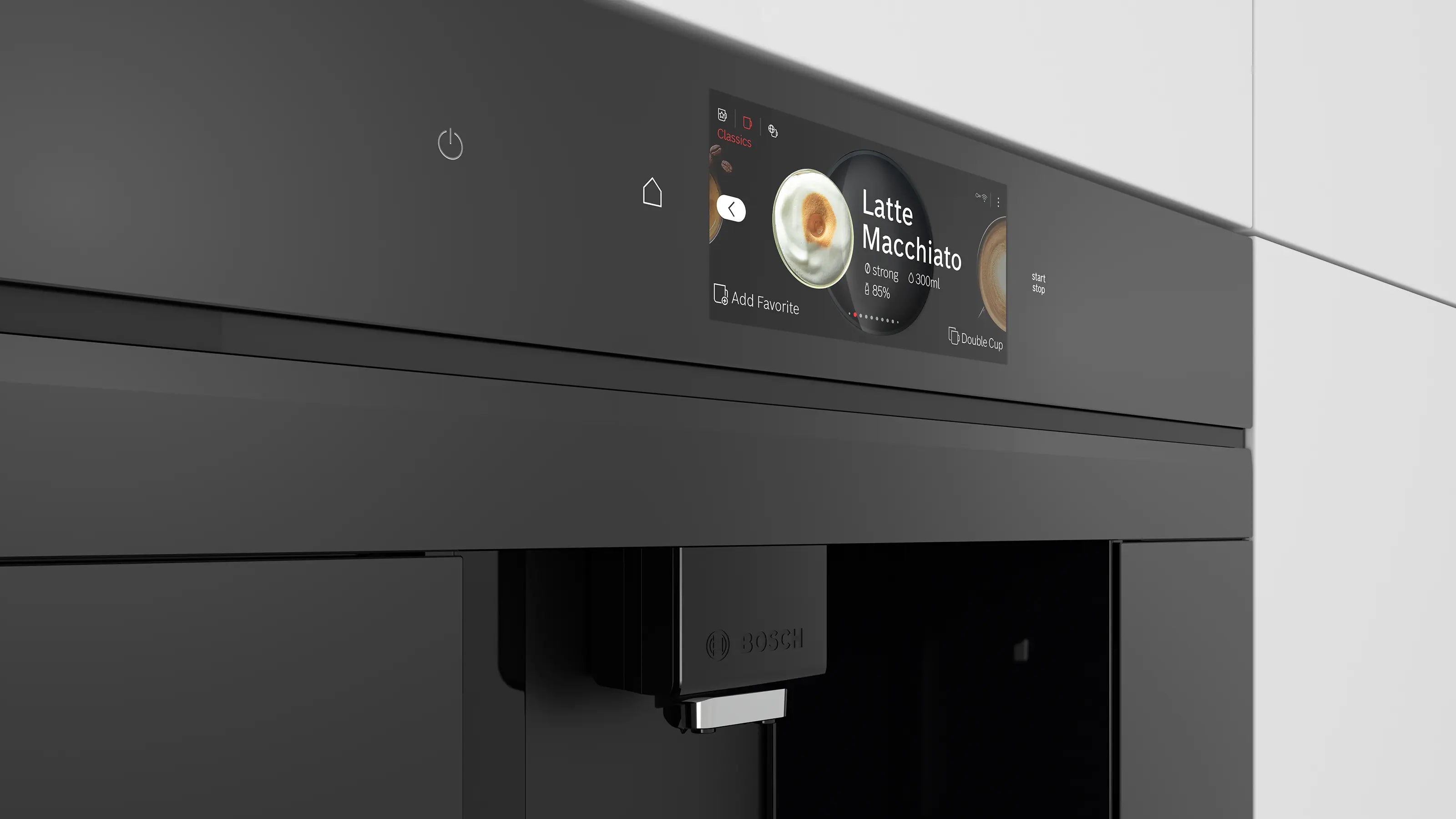 Bosch Series 8 CTL7181B0 Built-In Fully Automatic Coffee Machine in Black