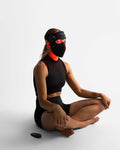 Flowlife Flowlight LED Mask Pro Two Waves Red Light Face Mask - Black - seated session