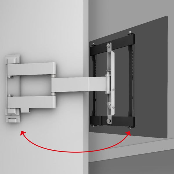 One For All Ultra Slim TV Wall Mount, 32-77", 6° Tilt & 180° Turn