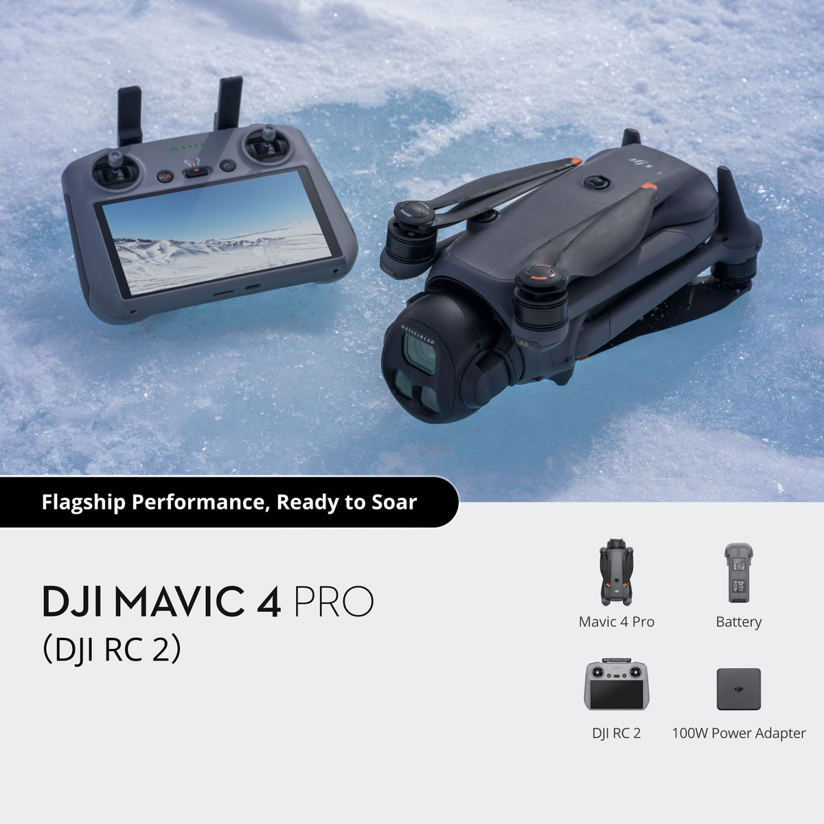 DJI Mavic 4 Pro Tri-Camera Drone with DJI RC 2 - with DJI RC 2