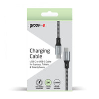 Groov-e 100W USB-C to USB-C Charging Cable 2m - official product image
